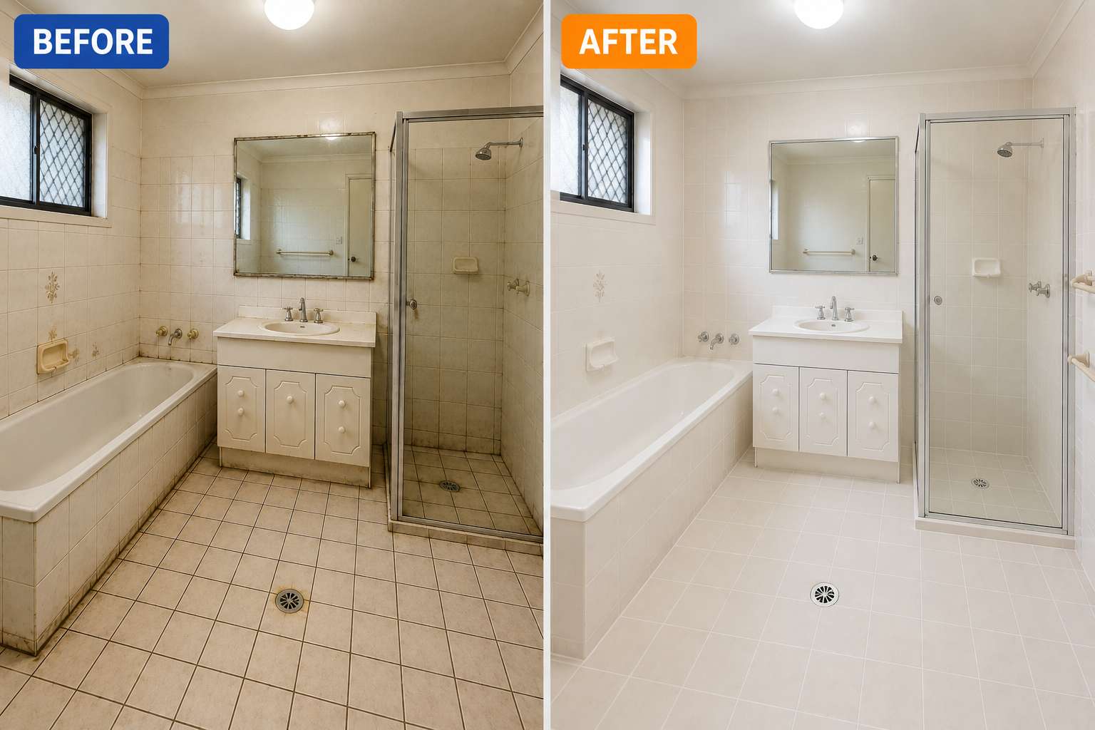 Property management — shower inspection and sealing