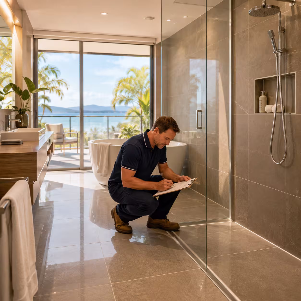 Commercial wet area sealing — Surface Seal Townsville